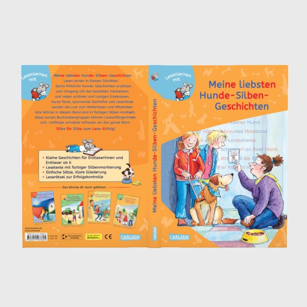 Weitere Ansicht: LESEMAUS zum Lesenlernen Sammelbände: Meine liebsten Hunde-Silben-Geschichten