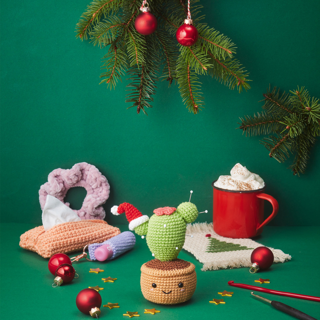 Weitere Ansicht: Häkel Christmas. Das Adventskalenderbuch | Natalie Nar