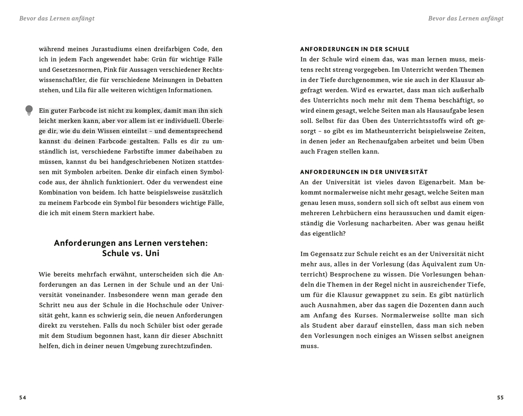 Weitere Ansicht: Richtig lernen. Dein Guide für Schule und Studium | Elena Handtrack