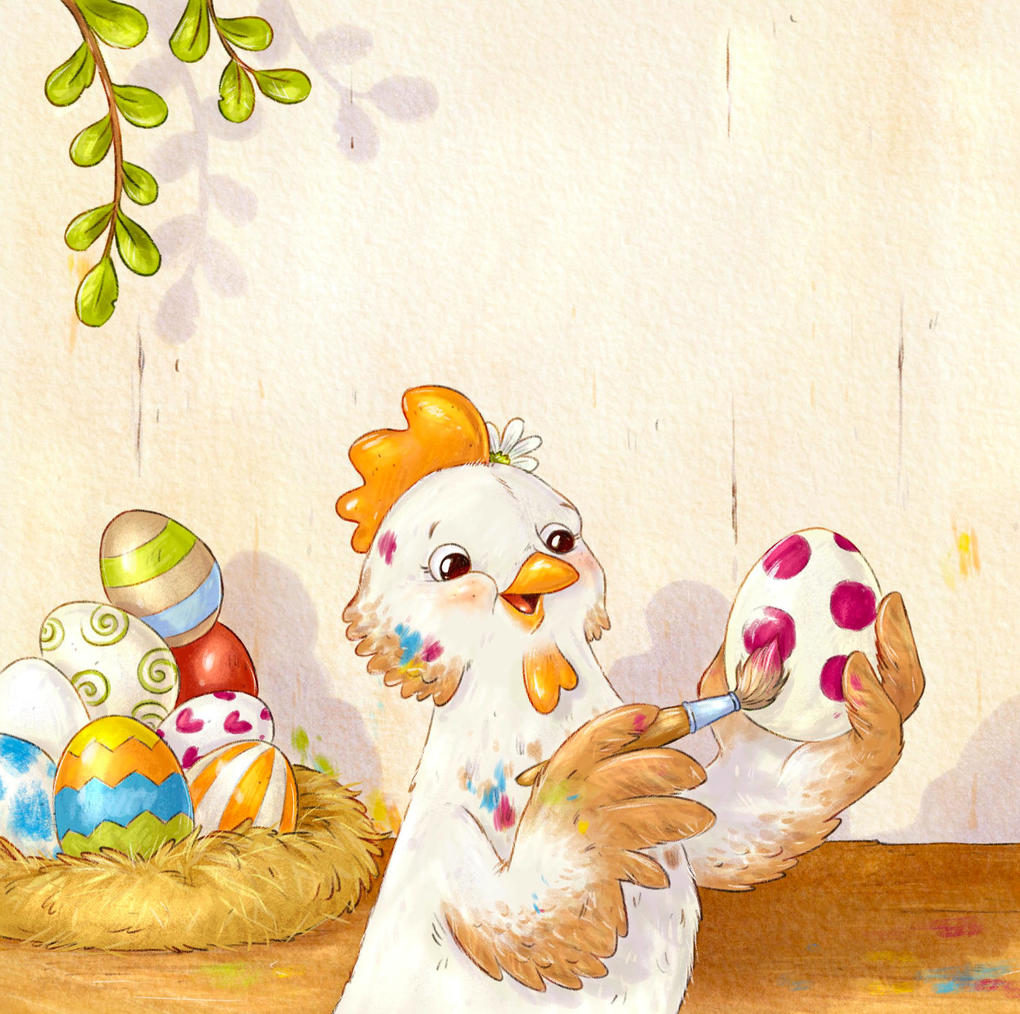 Weitere Ansicht: Hilde hilft dem Osterhasen (Pappbilderbuch) | Nora Dahlke