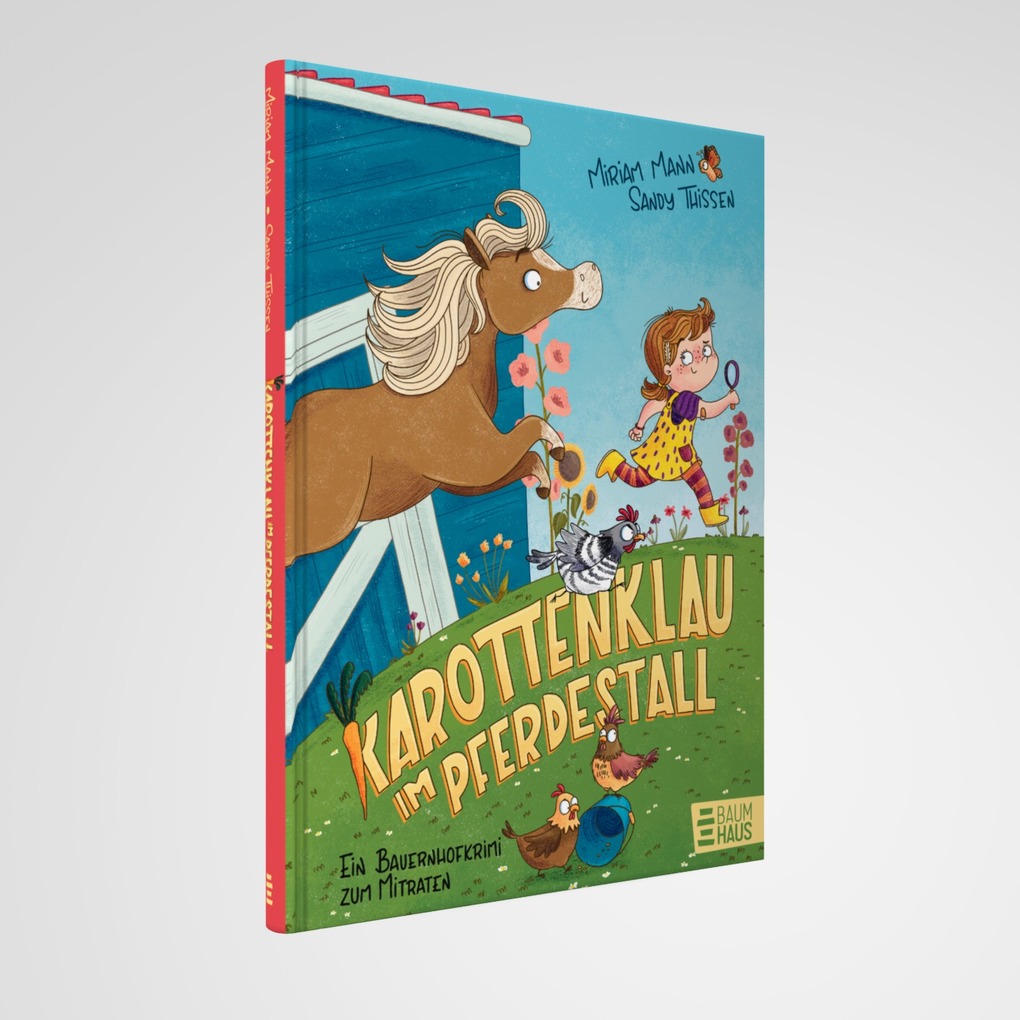 Weitere Ansicht: Karottenklau im Pferdestall - Ein Bauernhofkrimi zum Mitraten | Miriam Mann