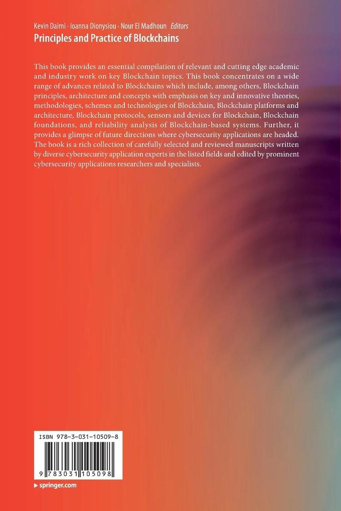 Weitere Ansicht: Principles and Practice of Blockchains