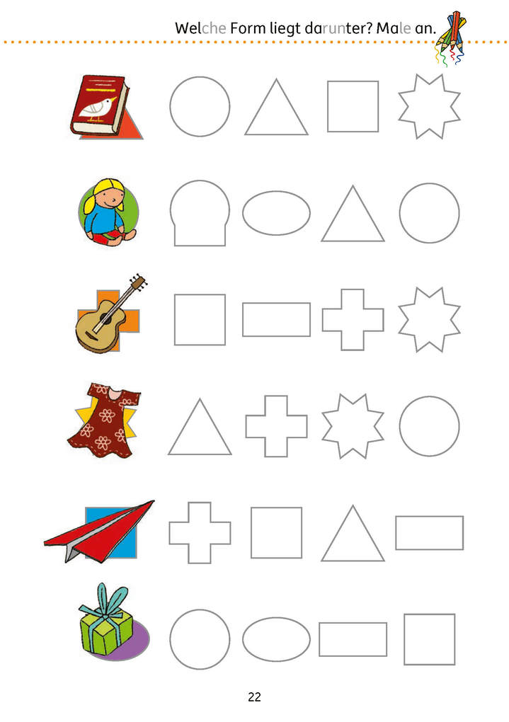 Weitere Ansicht: Mein Übungsheft Konzentration - Schulanfang: Wahrnehmung, logisches Denken | Ulrike Maier