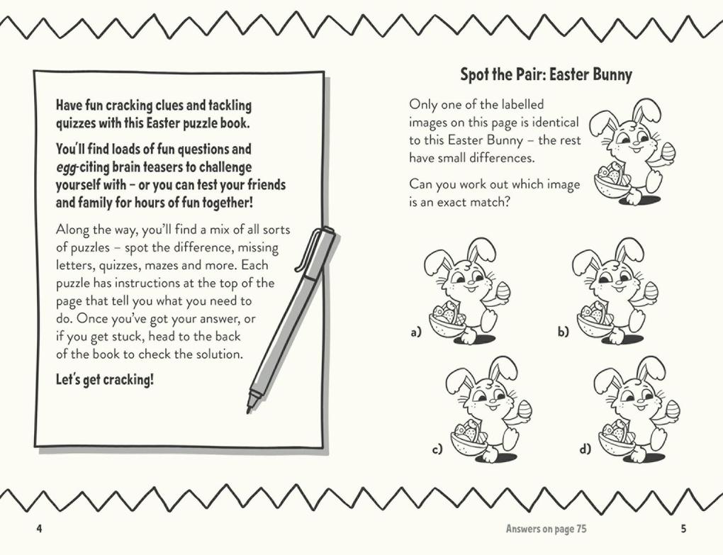 Weitere Ansicht: Amazing Easter Puzzles and Quizzes | Hannah Wilson