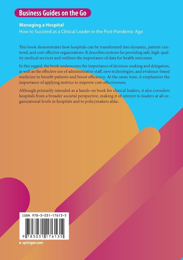 Weitere Ansicht: Managing a Hospital | Otto Armin Smiseth