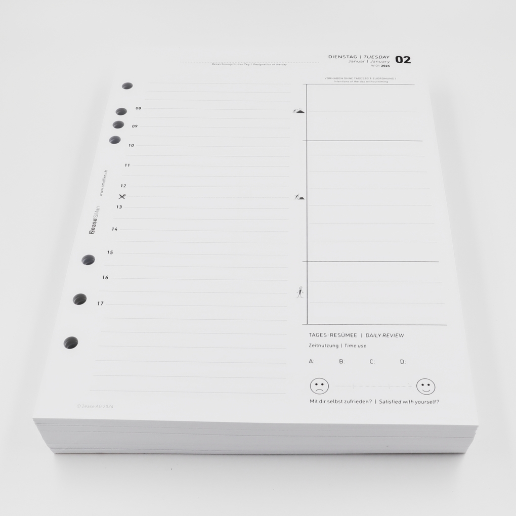 Weitere Ansicht: Doing-better Tages- und Wochenplanung mit 2ease SMan Selbststeuerung- und Erinnerungssystem | Jürgen Lauber