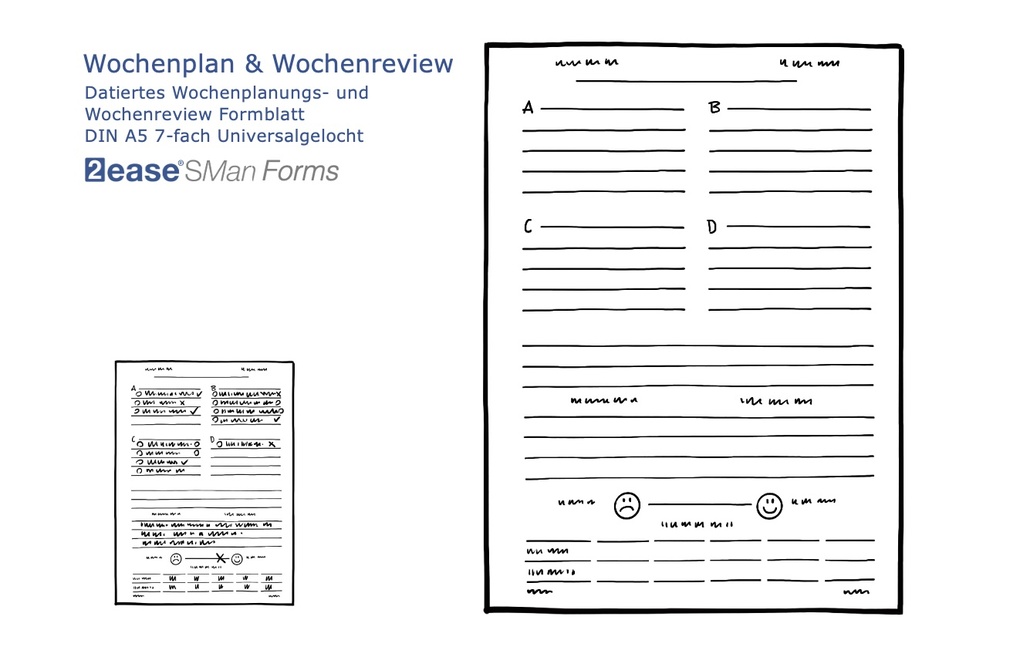 Weitere Ansicht: Doing-better Tages- und Wochenplanung mit 2ease SMan Selbststeuerung- und Erinnerungssystem | Jürgen Lauber