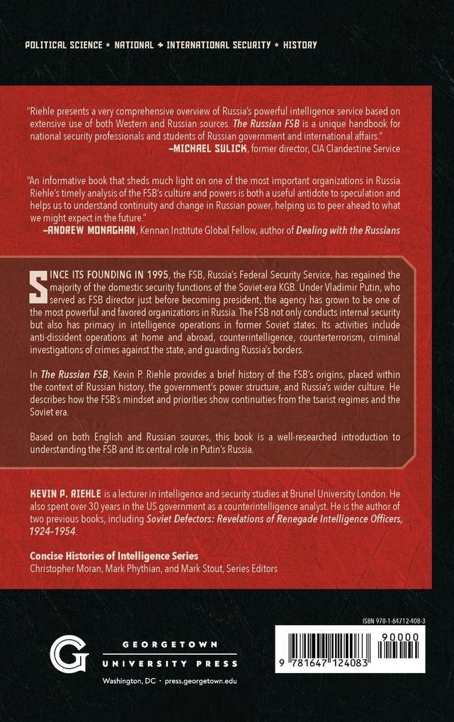 Weitere Ansicht: The Russian FSB | Kevin P. Riehle