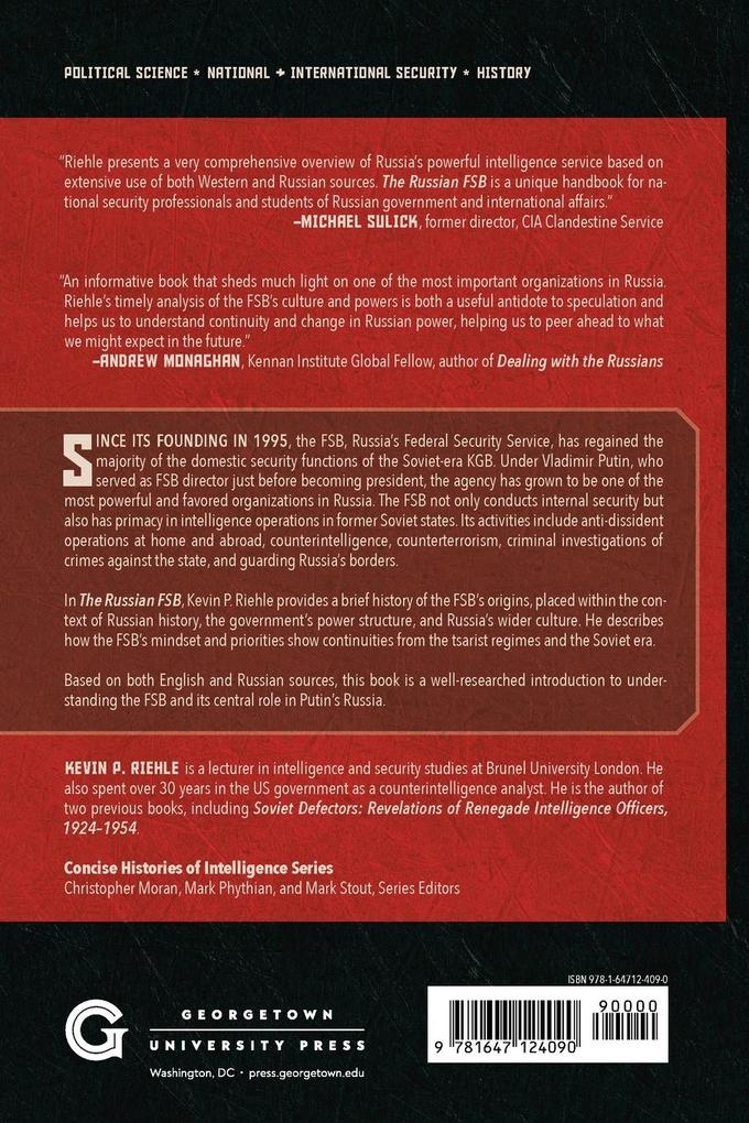 Weitere Ansicht: The Russian FSB | Kevin P Riehle