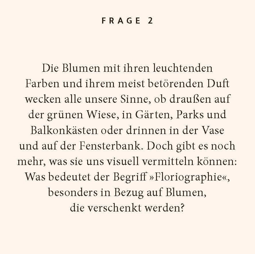 Weitere Ansicht: Blumen-Quiz | Birgit Poppe