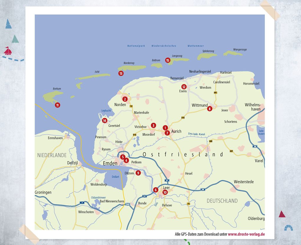 Weitere Ansicht: Ostfriesland. Radeln für die Seele | Kyra Buschak, Michael Becker
