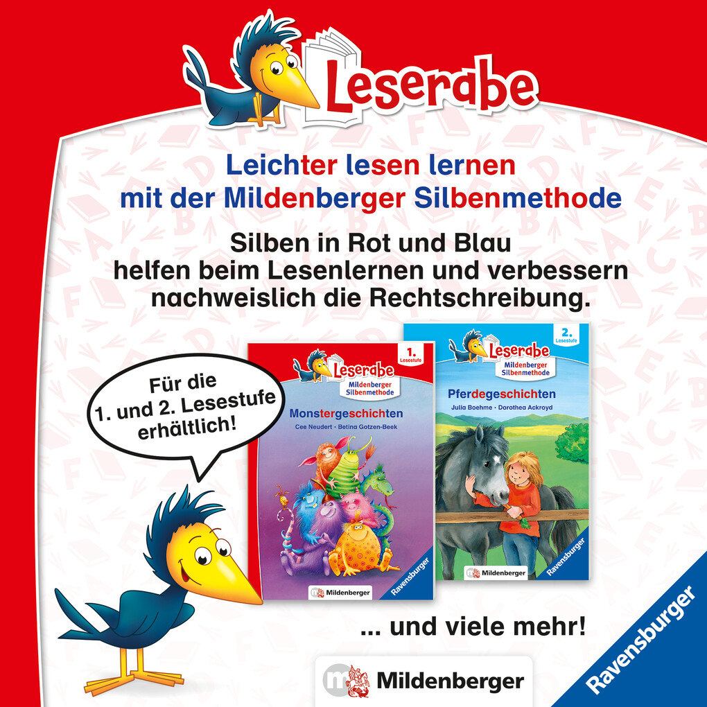 Weitere Ansicht: Leserabe mit Mildenberger Silbenmethode - Monstergeschichten | Cee Neudert