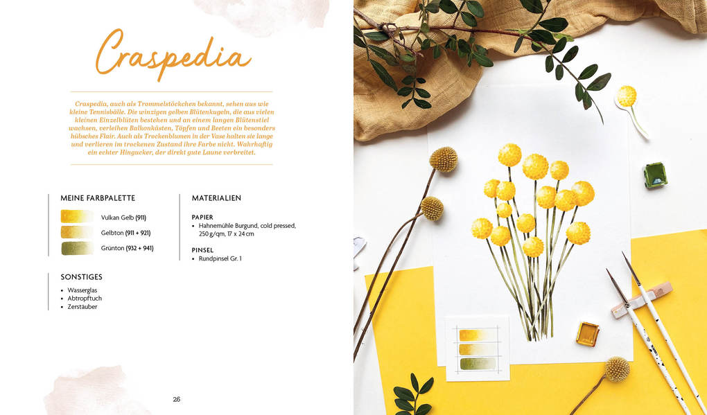 Weitere Ansicht: Boho Watercolor - Flowers & Garden | Vanessa May