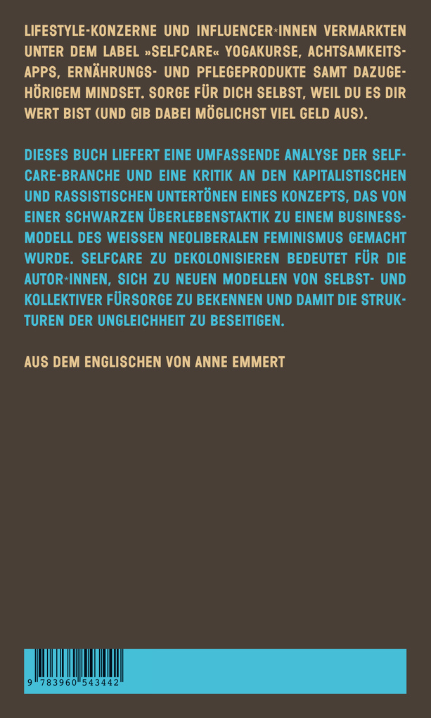 Weitere Ansicht: Dekolonisiert Selfcare | Alyson Spurgas, Zoë Meleo-Erwin