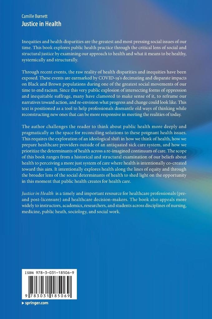 Weitere Ansicht: Justice in Health | Camille Burnett