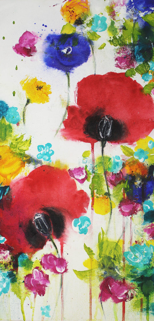 Weitere Ansicht: Blumen malen | Heike Renz
