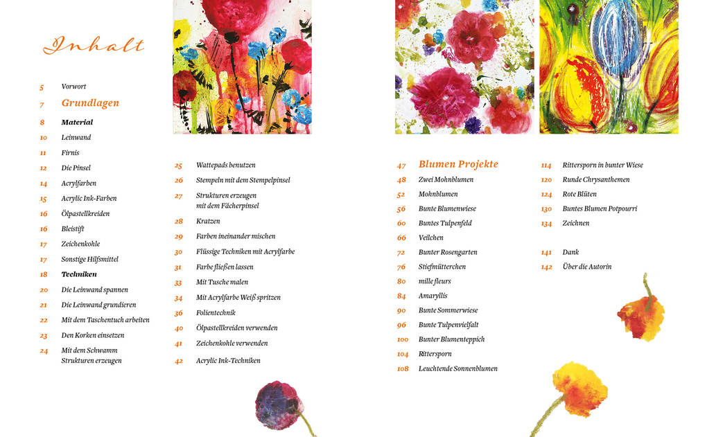 Weitere Ansicht: Blumen malen | Heike Renz