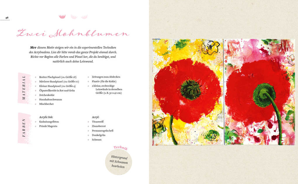 Weitere Ansicht: Blumen malen | Heike Renz