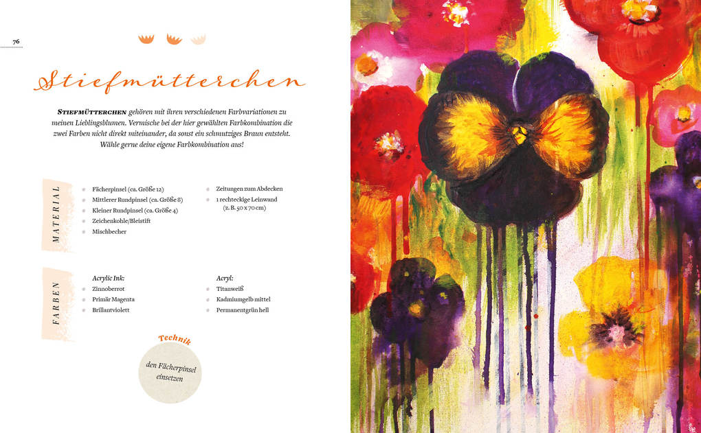 Weitere Ansicht: Blumen malen | Heike Renz