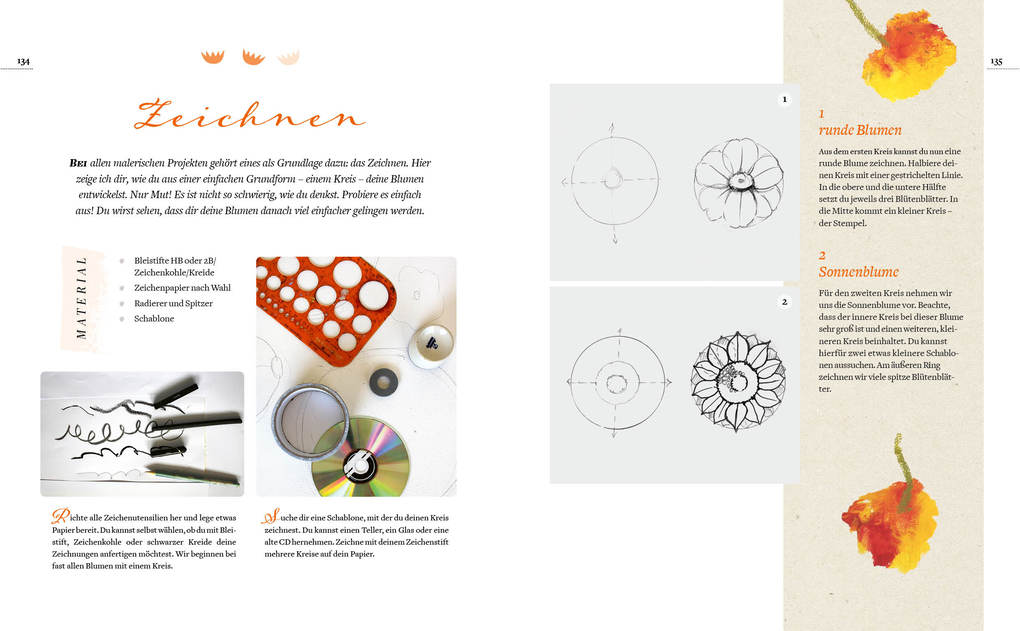 Weitere Ansicht: Blumen malen | Heike Renz