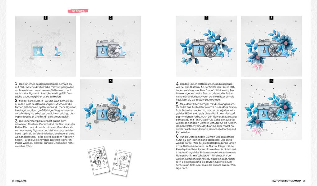 Weitere Ansicht: Watercolor - Fabelhafte Blütenwelten | Denise Rey