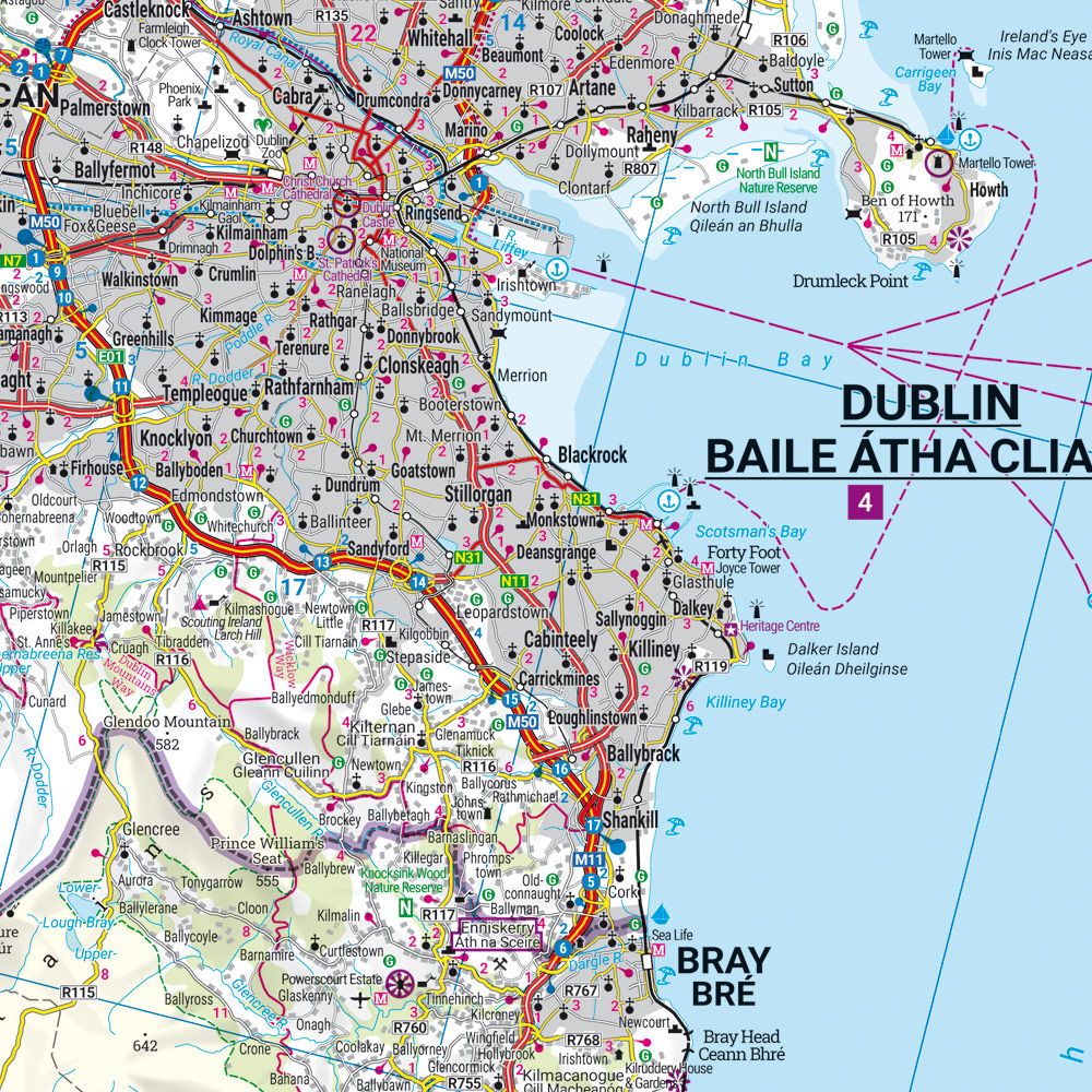 Weitere Ansicht: freytag & berndt Straßenkarte Irland Set 1:150.000