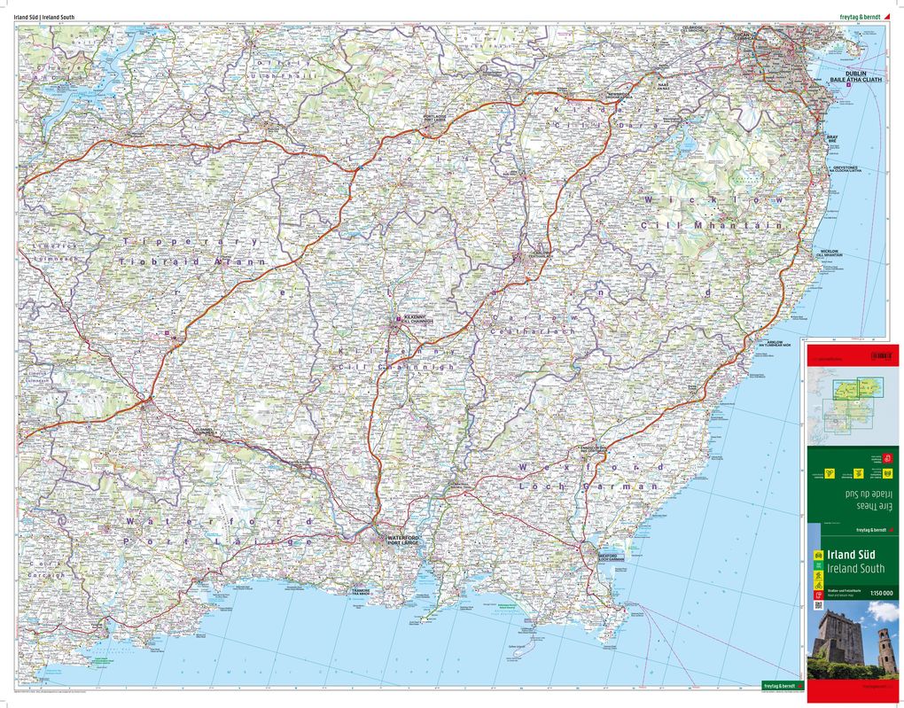 Weitere Ansicht: freytag & berndt Straßenkarte Irland Set 1:150.000