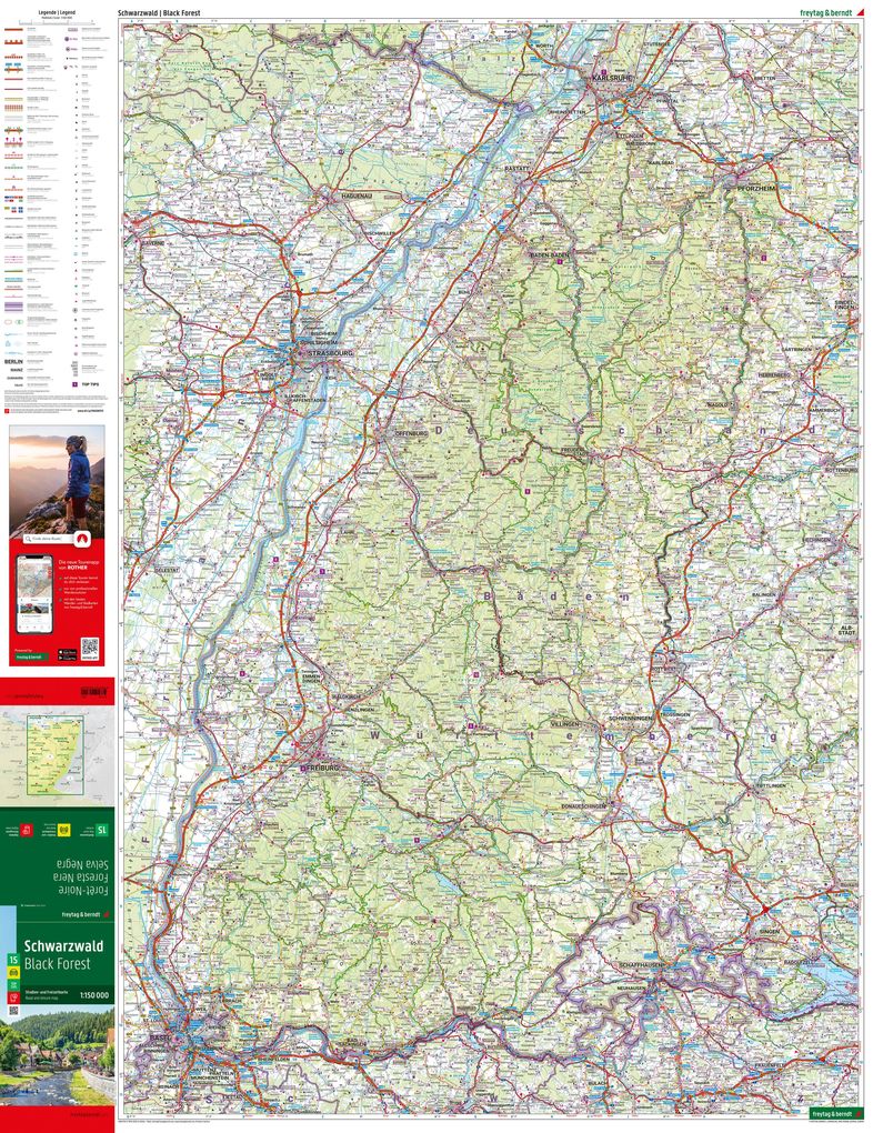 Weitere Ansicht: freytag & berndt Straßenkarte Schwarzwald 1:150.000