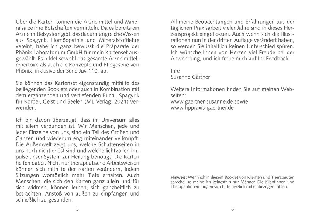 Weitere Ansicht: Kartenset: Spagyrik gelebt - Naturheilkunde intuitiv | Susanne Gärtner