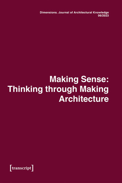 Produktbild: Dimensions. Journal of Architectural Knowledge