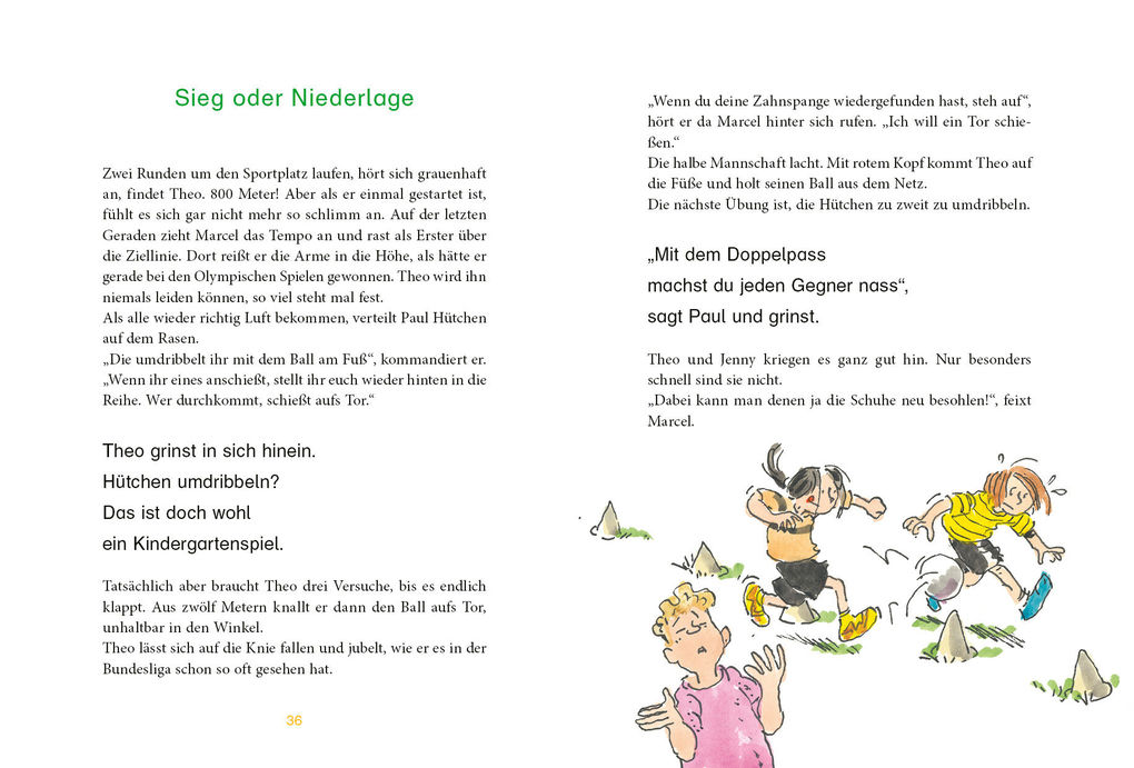 Weitere Ansicht: Erst ich ein Stück, dann du - Theo vor, noch ein Tor! | THiLO