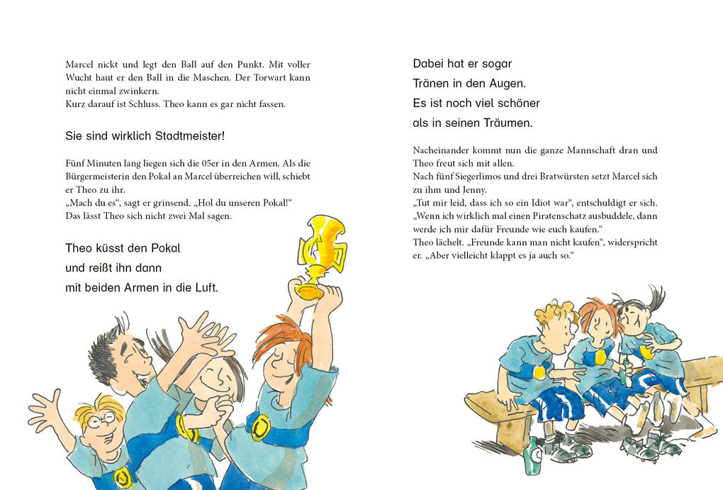 Weitere Ansicht: Erst ich ein Stück, dann du - Theo vor, noch ein Tor! | THiLO