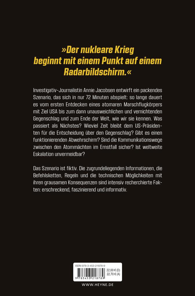 Weitere Ansicht: 72 Minuten bis zur Vernichtung | Annie Jacobsen