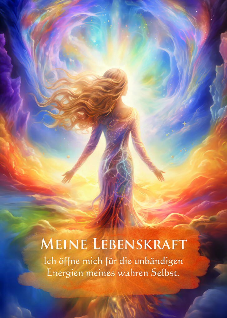 Weitere Ansicht: Mein Selbstliebe-Orakel - Ich achte in Liebe auf mich selbst | Gaby Shayana Hoffmann