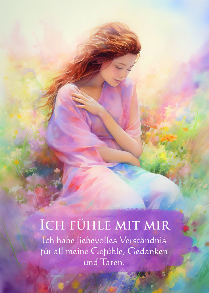 Weitere Ansicht: Mein Selbstliebe-Orakel - Ich achte in Liebe auf mich selbst | Gaby Shayana Hoffmann