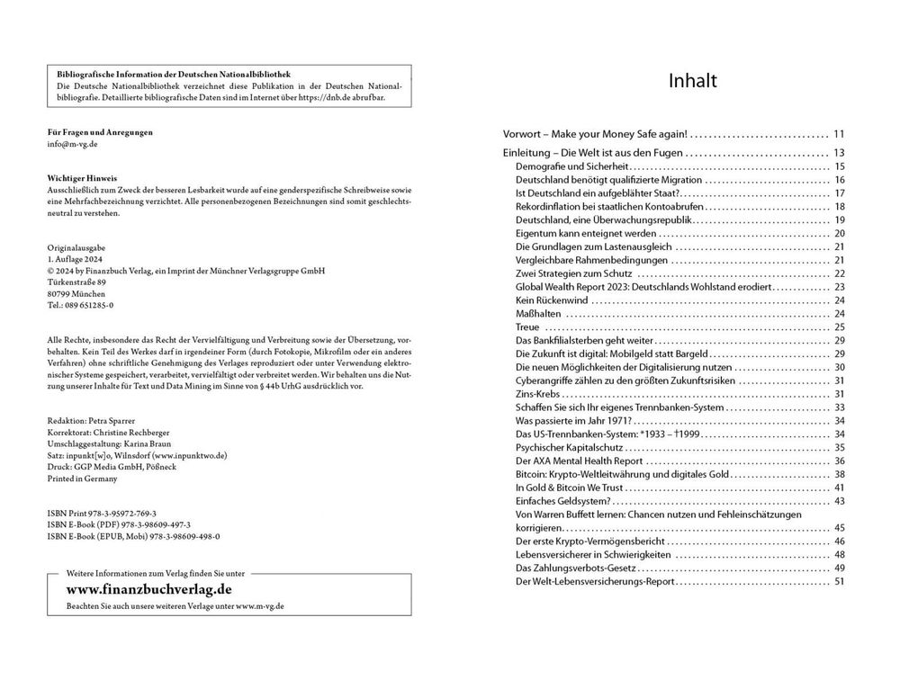 Weitere Ansicht: Kapitalschutz first | Markus Miller