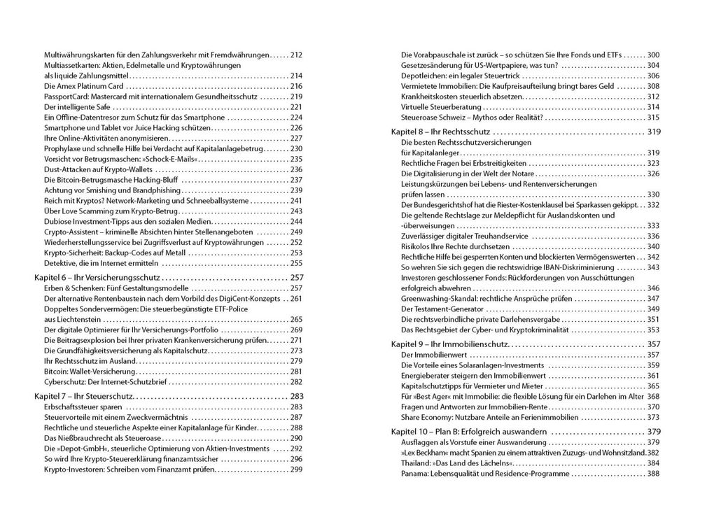 Weitere Ansicht: Kapitalschutz first | Markus Miller