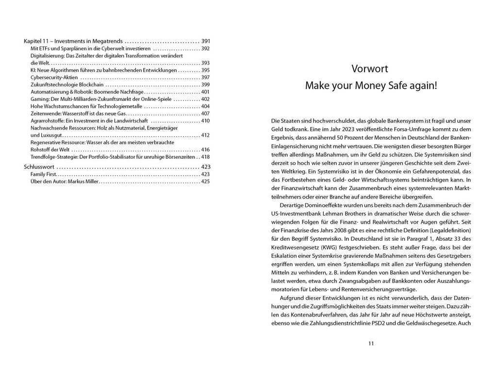 Weitere Ansicht: Kapitalschutz first | Markus Miller
