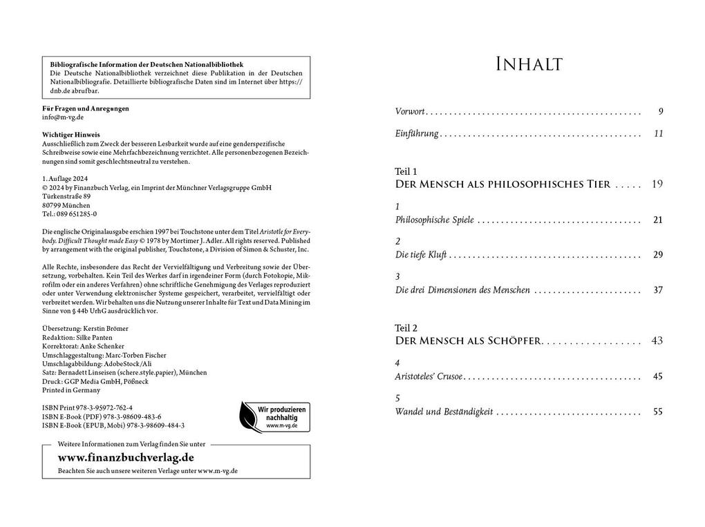 Weitere Ansicht: Aristoteles to go | Mortimer J. Adler