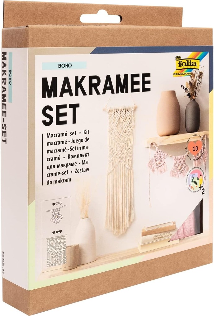Weitere Ansicht: Folia Makramee Set BOHO, 10-teilig