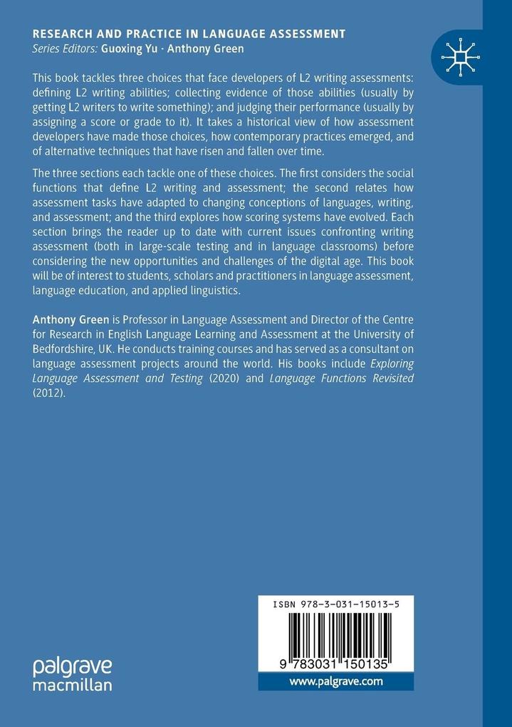 Weitere Ansicht: L2 Writing Assessment | Anthony Green