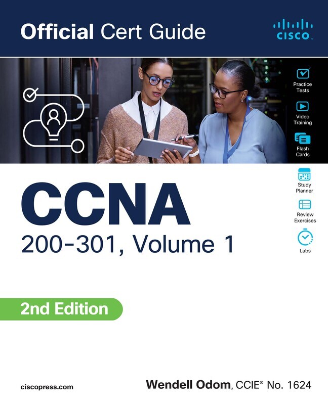 Produktbild: CCNA 200-301 Official Cert Guide, Volume 1 | Wendell Odom
