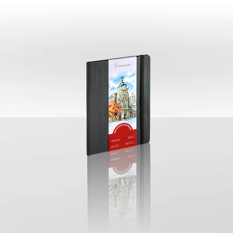 Produktbild: Hahnemühle Papier Watercoulour Book 200g/m², DIN A 5 Hochformat, 200 g/m²