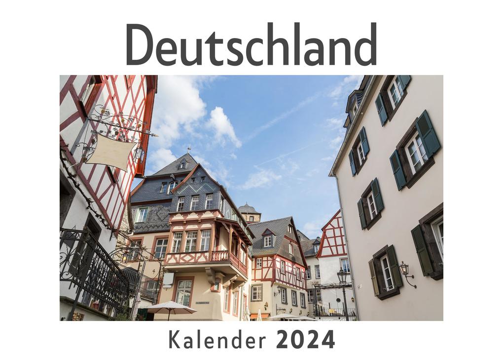 Produktbild: Deutschland (Wandkalender 2024, Kalender DIN A4 quer, Monatskalender im Querformat mit Kalendarium, Das perfekte Geschenk) | Anna Müller