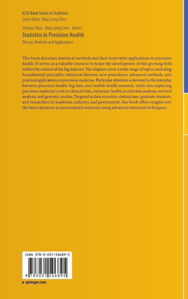 Weitere Ansicht: Statistics in Precision Health