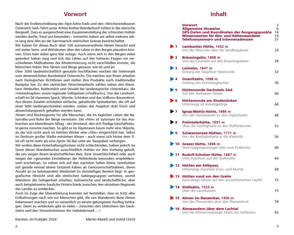 Weitere Ansicht: ROTHER Wanderbuch Wandern zu Almen & Hütten - Steiermark | Martin Marktl, Astrid Christ
