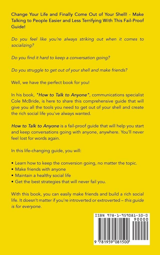 Weitere Ansicht: How to Talk to Anyone | Cole McBride