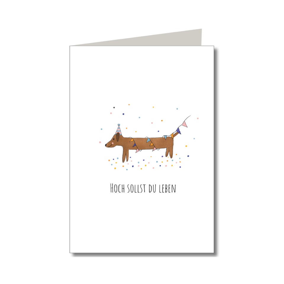 Weitere Ansicht: KEITCARDS Geburtstagskarten - handgezeichnete Klappkarten inklusive Briefumschlag, 6er Set