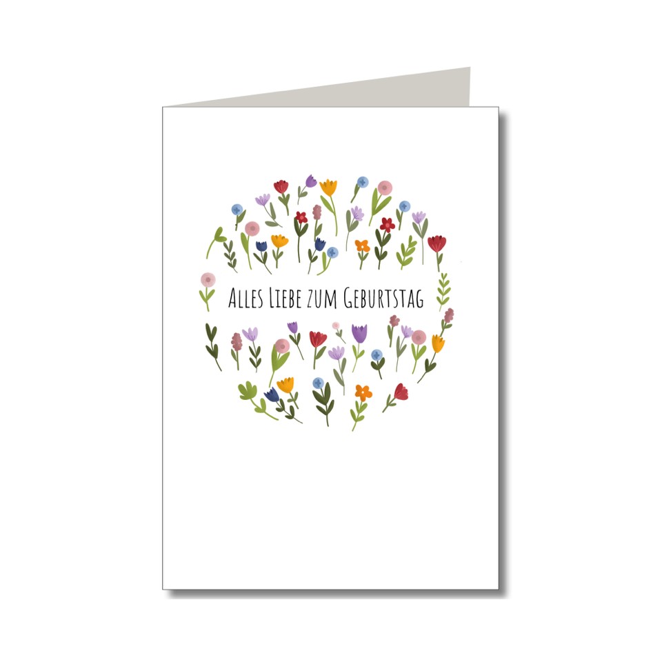 Weitere Ansicht: KEITCARDS Geburtstagskarten - handgezeichnete Klappkarten inklusive Briefumschlag, 6er Set