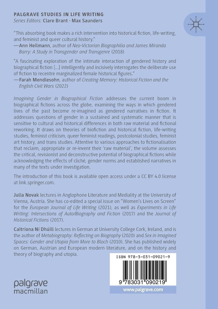 Weitere Ansicht: Imagining Gender in Biographical Fiction